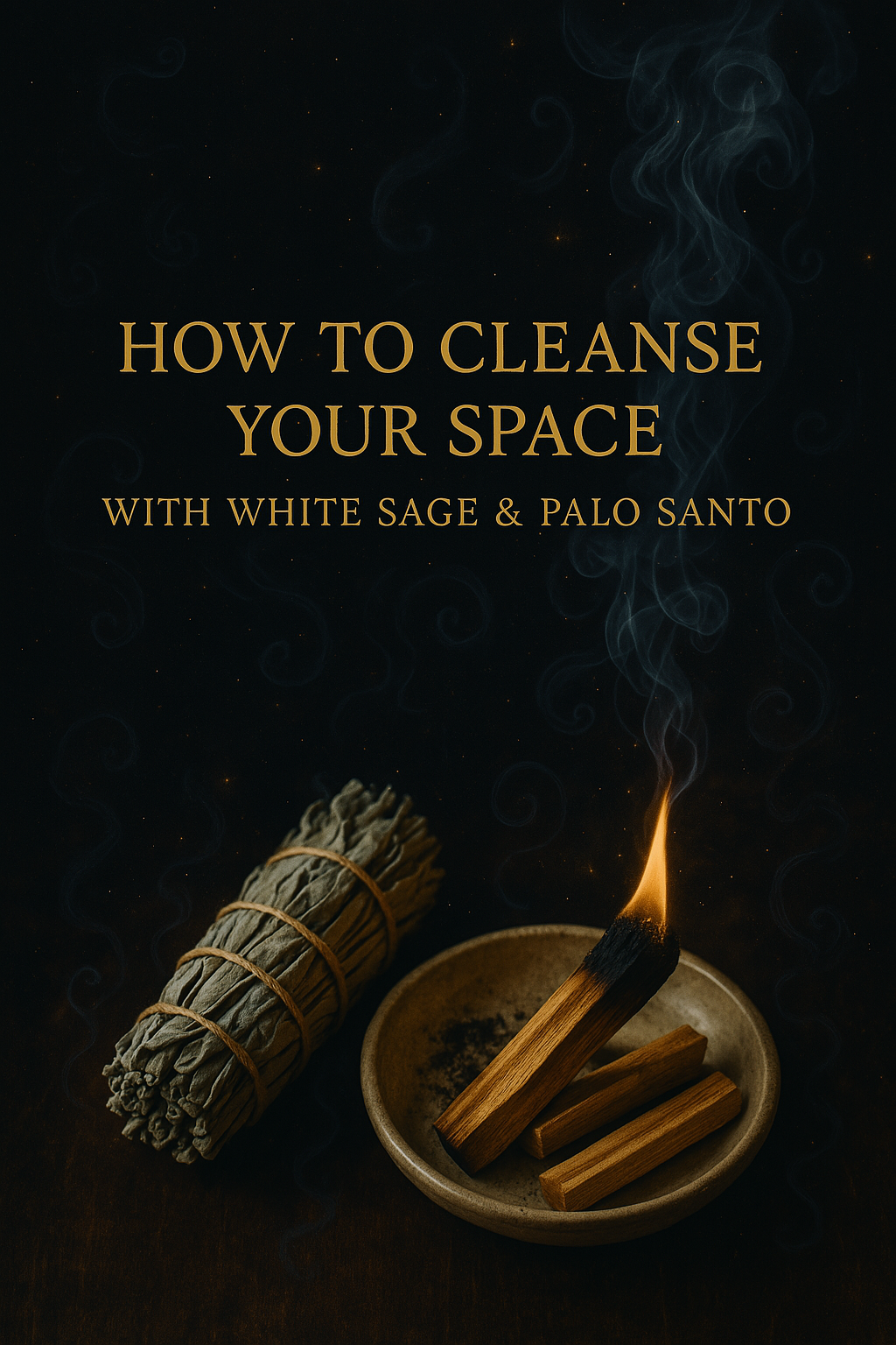 How to Cleanse Your Space with White Sage & Palo Santo