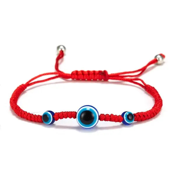 Lucky Red String With Evil Eye Bracelet – Protection & Strength