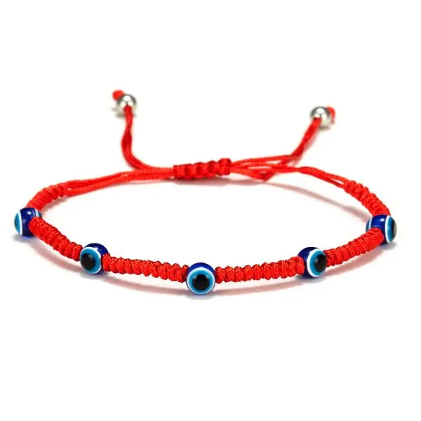 Lucky Red String With Evil Eye Bracelet – Protection & Strength