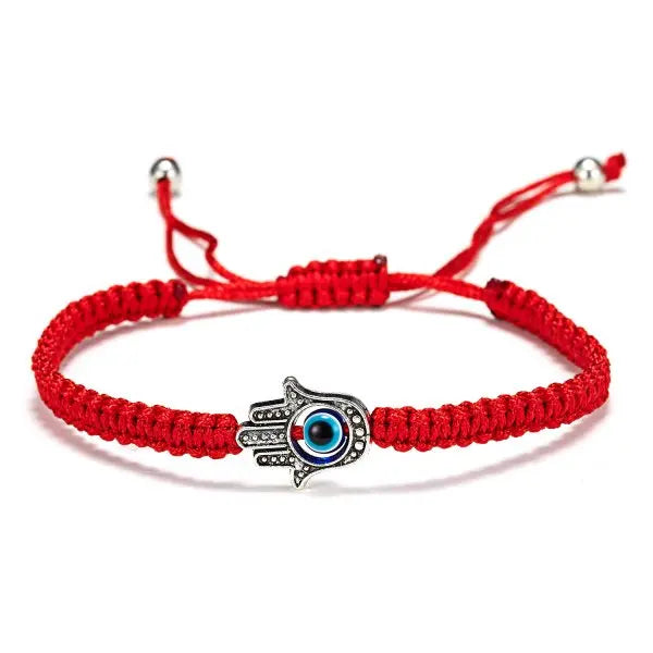 Lucky Red String With Evil Eye Bracelet – Protection & Strength