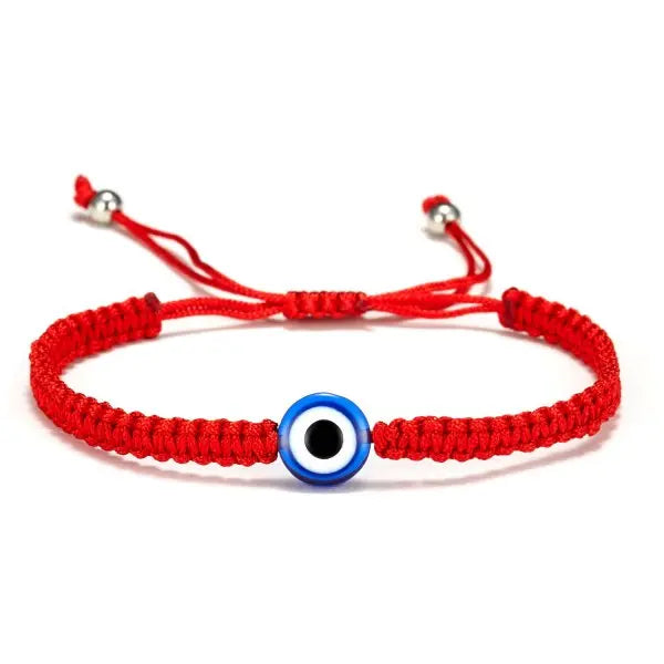 Lucky Red String With Evil Eye Bracelet – Protection & Strength