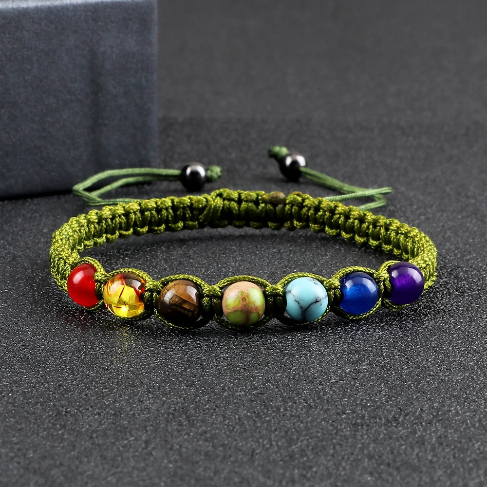 EtherCord™ – 7 Chakra Braided Bracelet