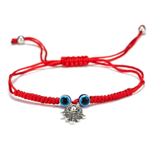 Lucky Red String With Evil Eye Bracelet – Protection & Strength