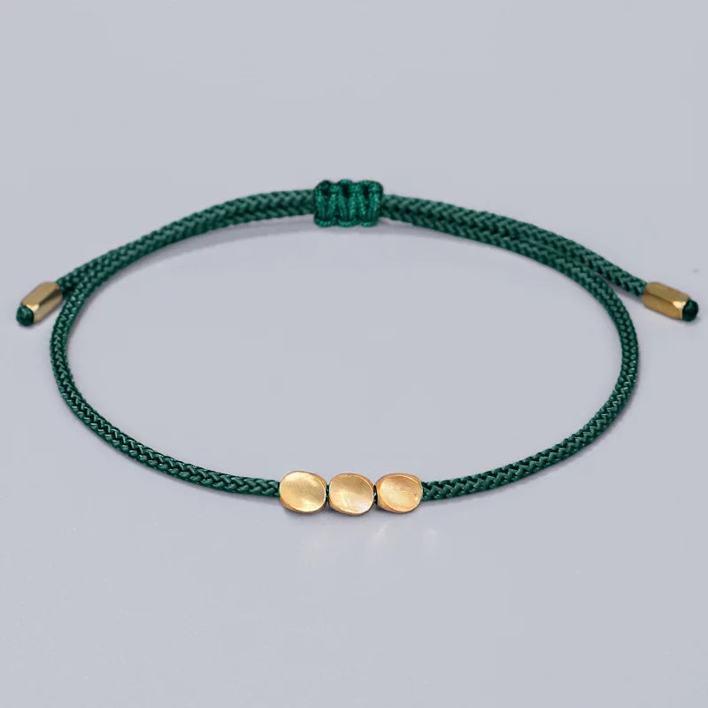Copper Energy Bracelet – Ritual Thread in Protective Colors