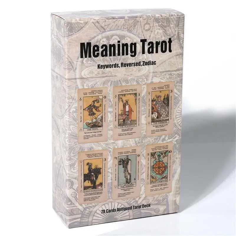 🃏 Beginner’s Tarot Deck – Pocket-Size Cards with Keywords & Reversed Meanings