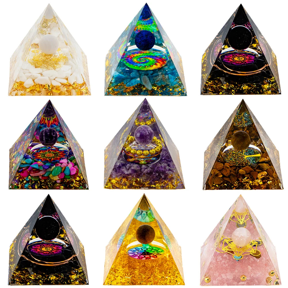 Crystal Energy Pyramid 🔺 – Chakra Balancing Generator for Healing & Home Harmony