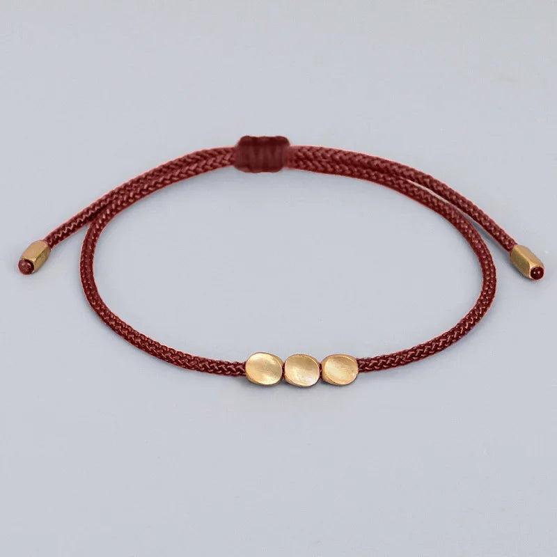 Copper Energy Bracelet – Ritual Thread in Protective Colors