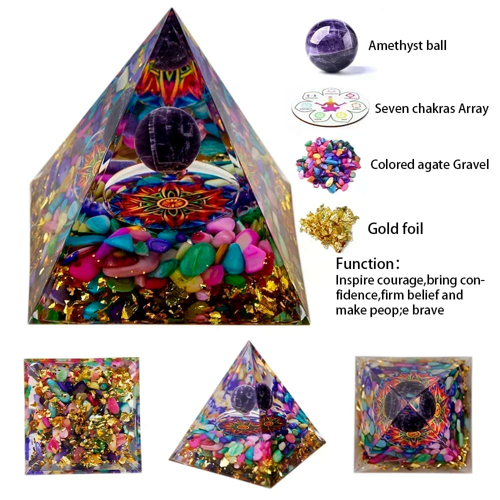 Crystal Energy Pyramid 🔺 – Chakra Balancing Generator for Healing & Home Harmony