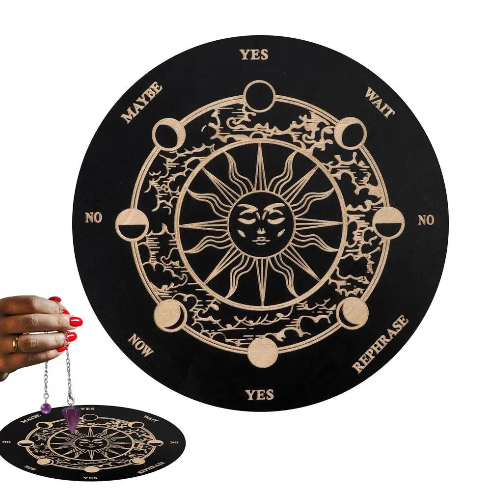 Pendulum Divination Board 🧿 – Spirit Guidance & Decision Tool for Rituals
