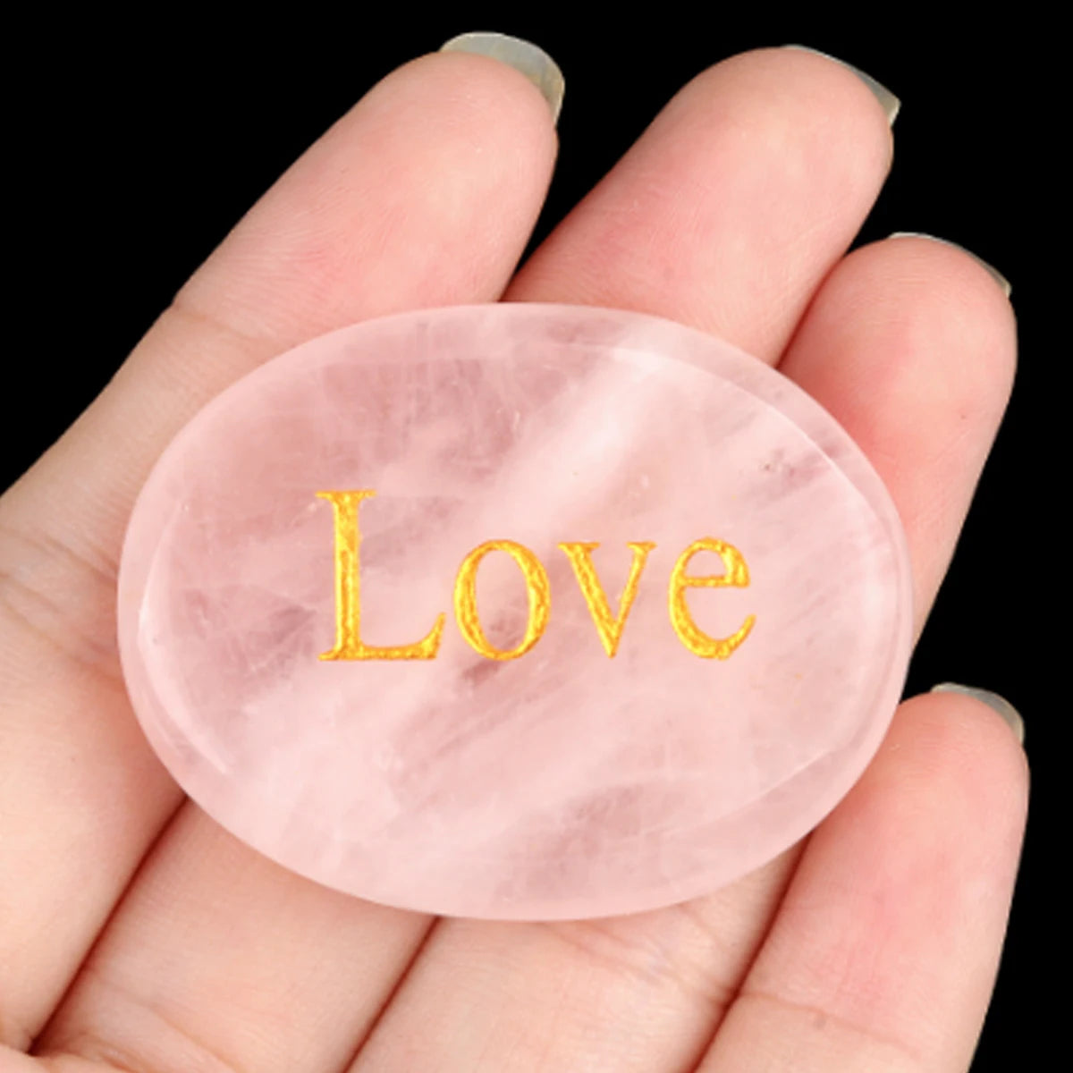 🫶 Thumb Worry Stone – Pocket-Sized Calm & Crystal Focus
