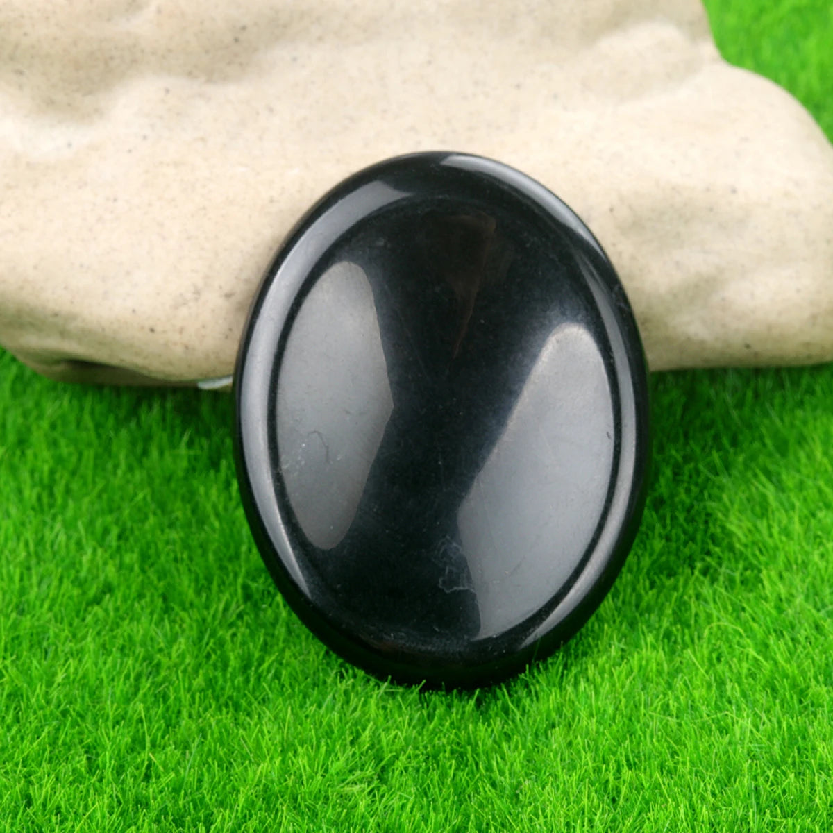🫶 Thumb Worry Stone – Pocket-Sized Calm & Crystal Focus