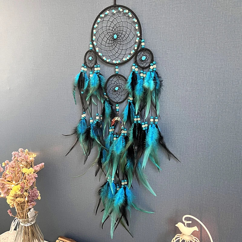 Tree of Life Dream Catcher 🌳 – Vintage Wind Chime for Harmony, Roots & Sleep Protection