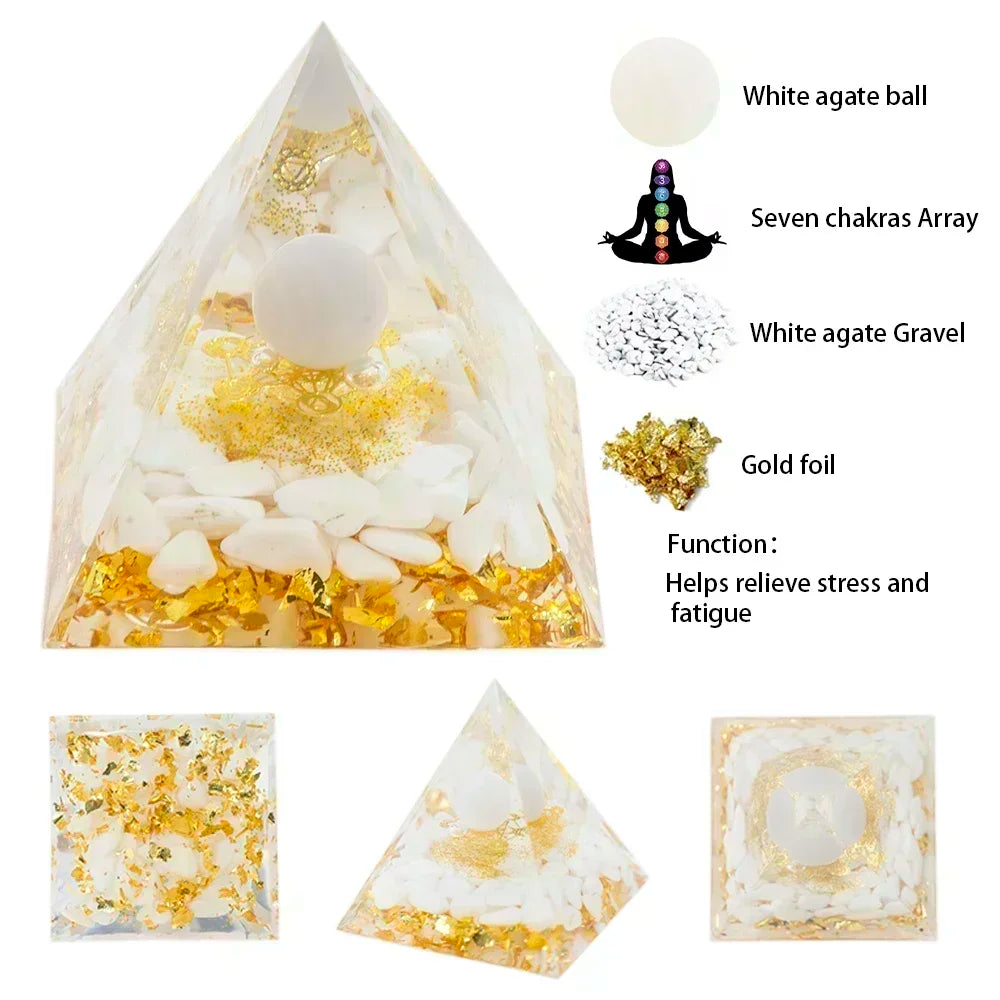 Crystal Energy Pyramid 🔺 – Chakra Balancing Generator for Healing & Home Harmony