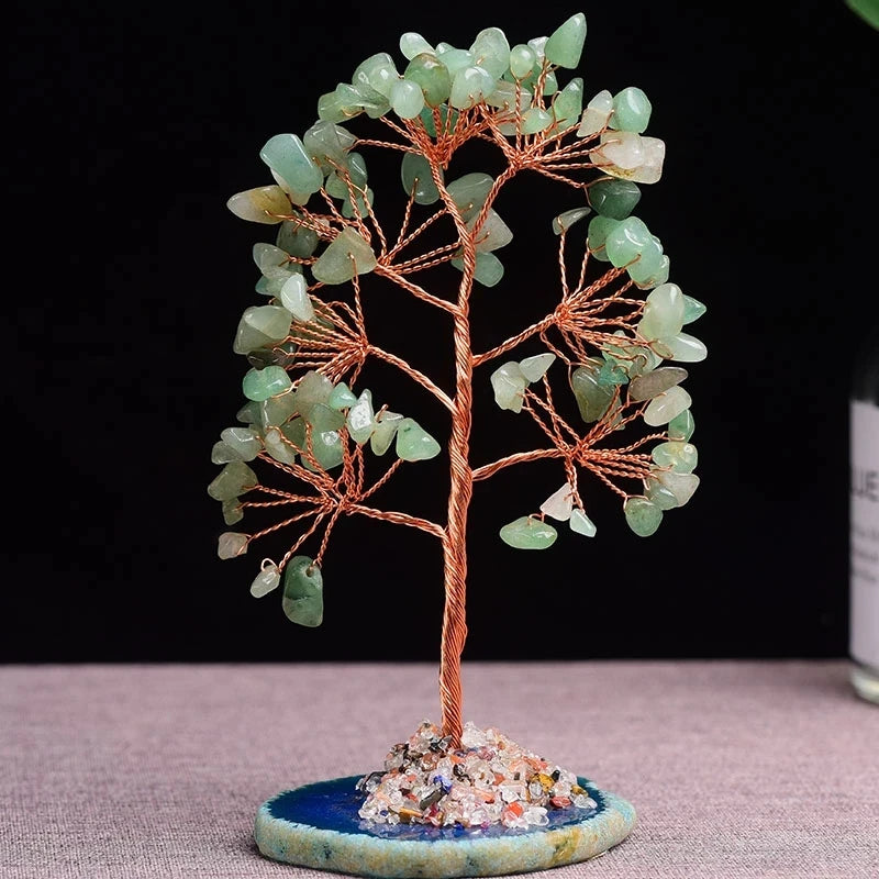 Crystal Money Tree 🌳 – Mini Tree of Life for Prosperity, Energy & Harmony