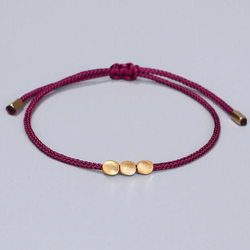 Copper Energy Bracelet – Ritual Thread in Protective Colors