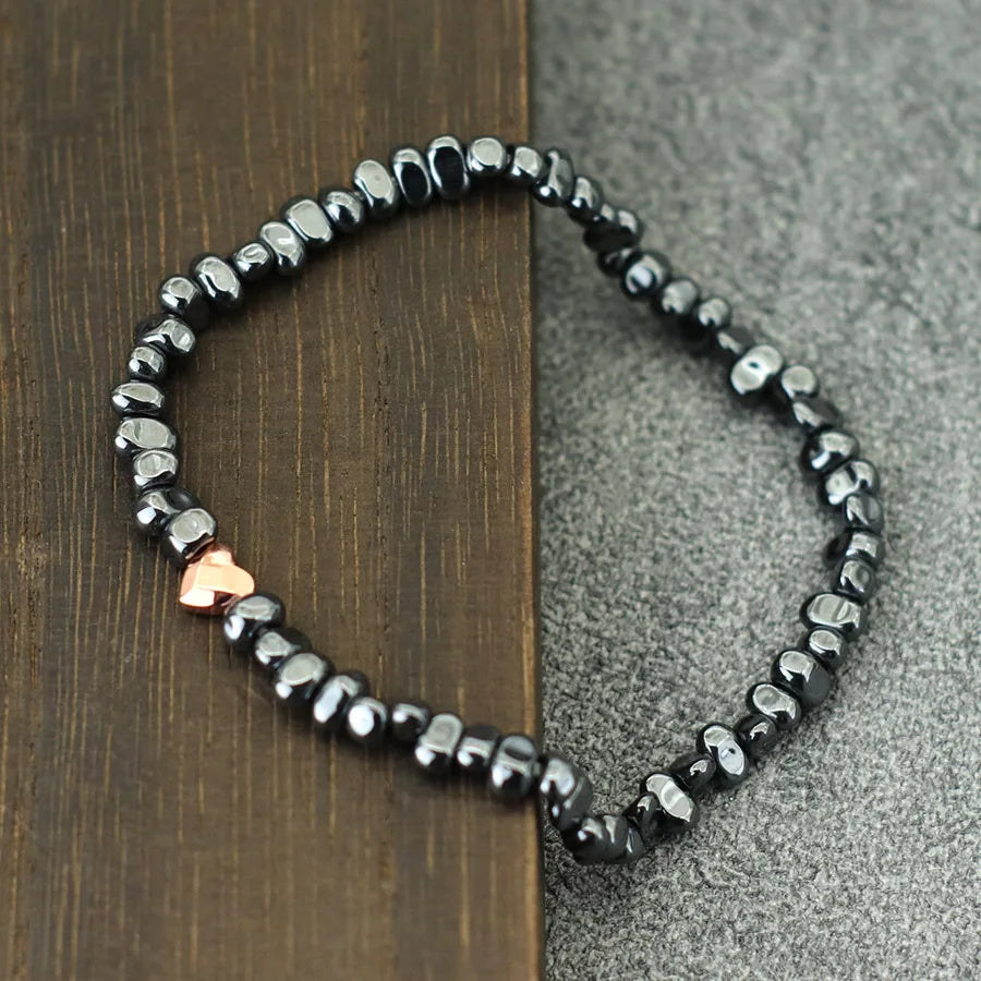 Hematite Grounding Bracelet – Raw Strength & Calm Focus