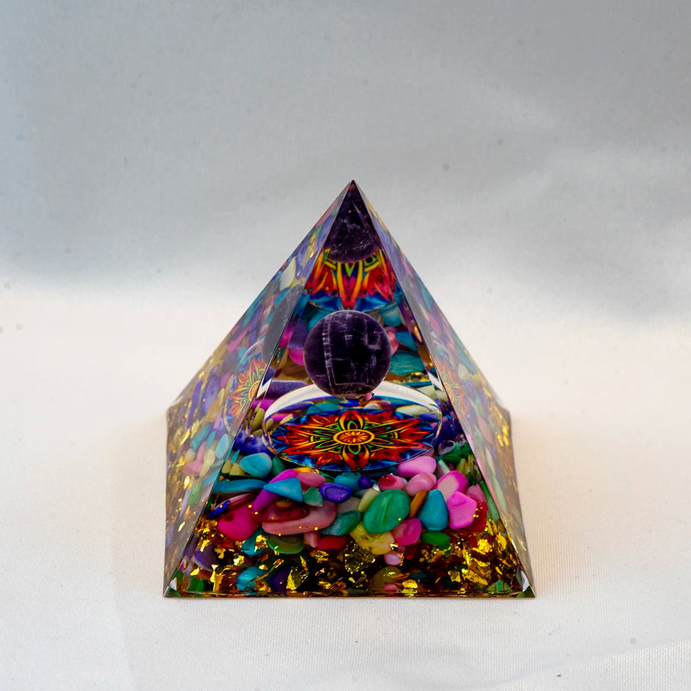 Crystal Energy Pyramid 🔺 – Chakra Balancing Generator for Healing & Home Harmony