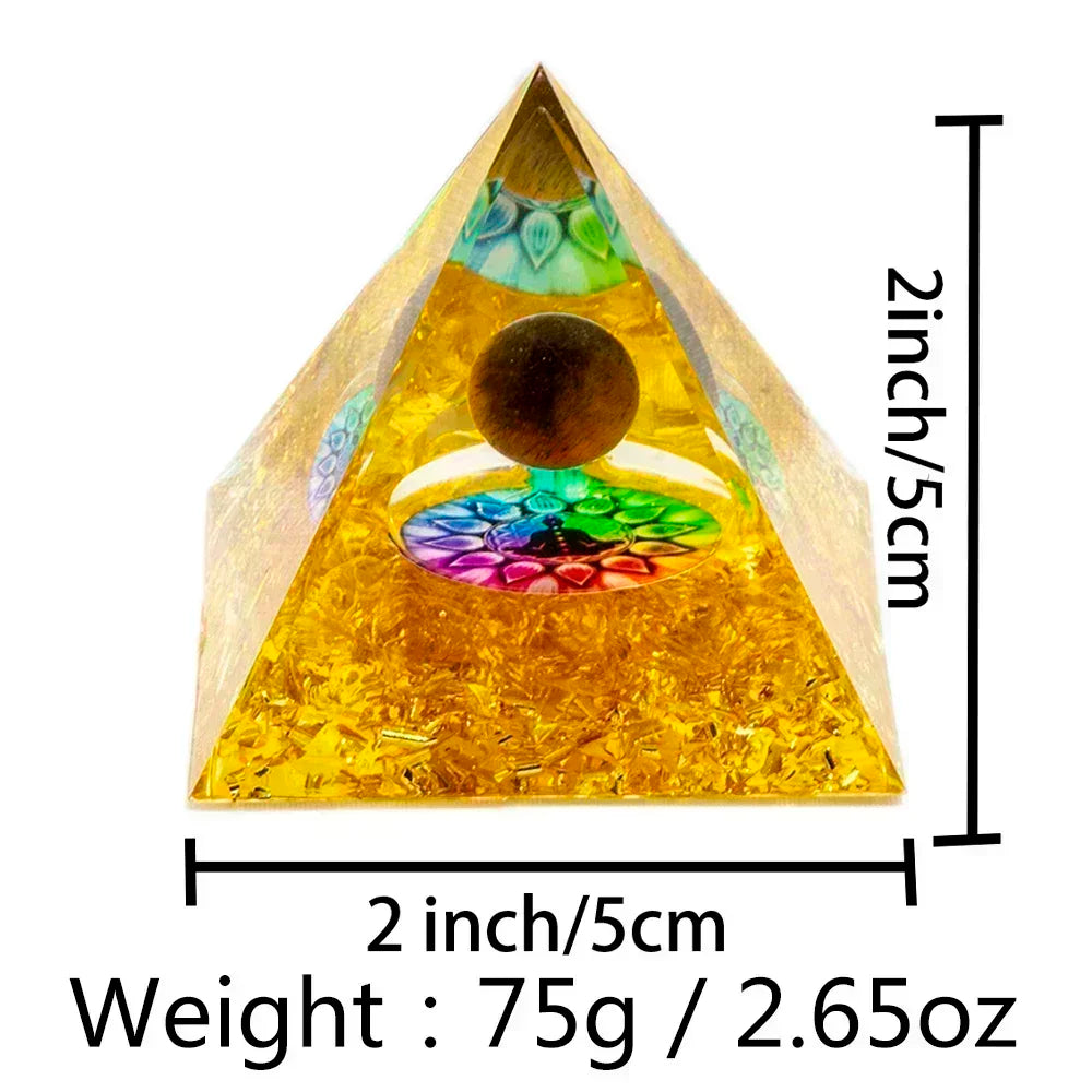 Crystal Energy Pyramid 🔺 – Chakra Balancing Generator for Healing & Home Harmony
