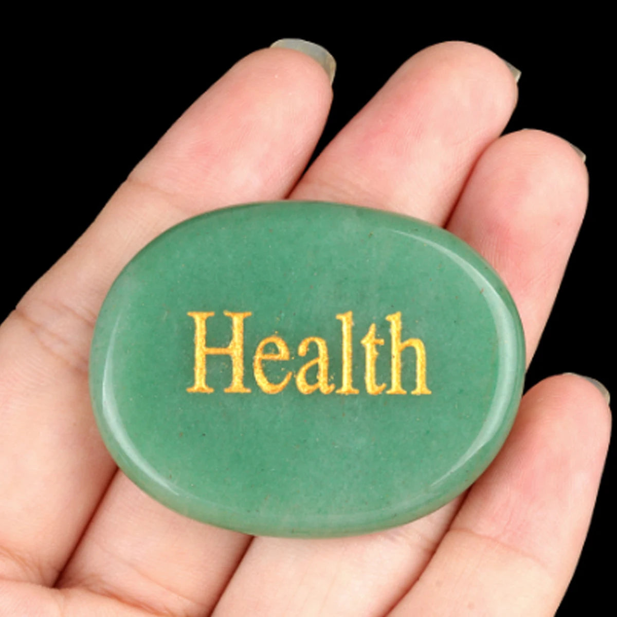 🫶 Thumb Worry Stone – Pocket-Sized Calm & Crystal Focus