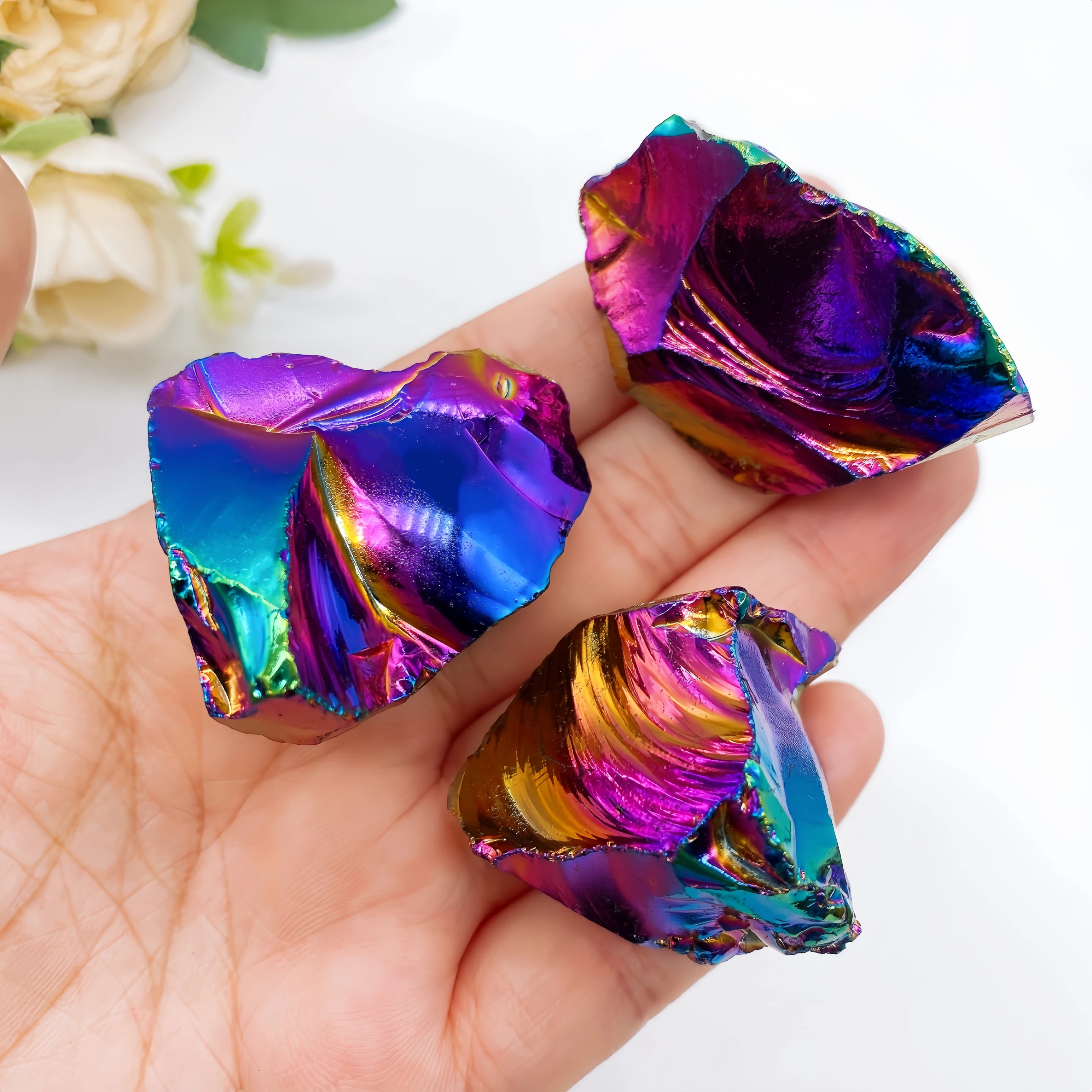Aura Obsidian Crystal – Shadow Alchemy & Light Protection