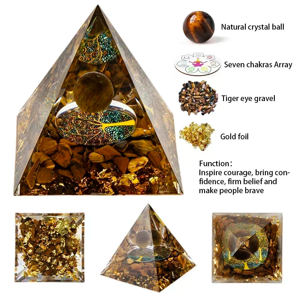 Crystal Energy Pyramid 🔺 – Chakra Balancing Generator for Healing & Home Harmony