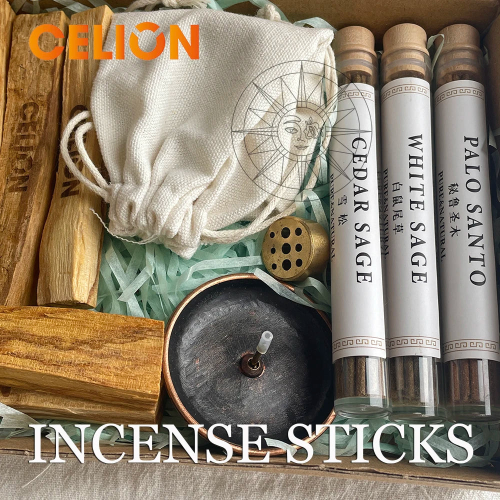 🔥Palo Santo Ritual Kit – Sacred Wood for Cleansing, Meditation & Energy Reset