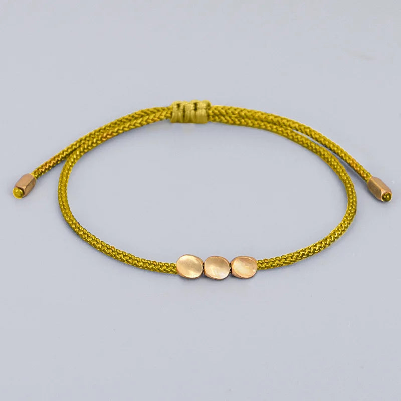 Copper Energy Bracelet – Ritual Thread in Protective Colors