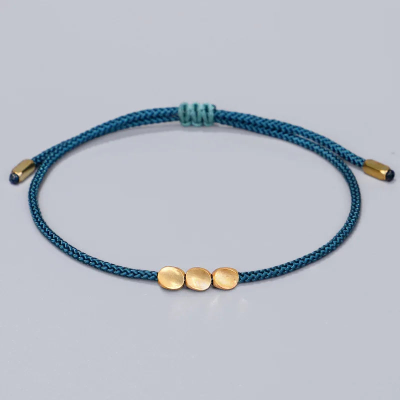 Copper Energy Bracelet – Ritual Thread in Protective Colors