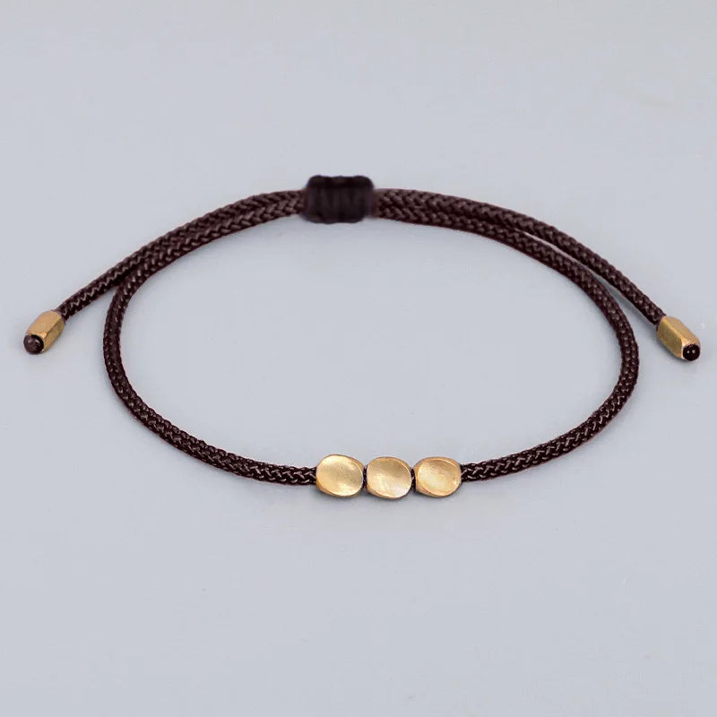 Copper Energy Bracelet – Ritual Thread in Protective Colors