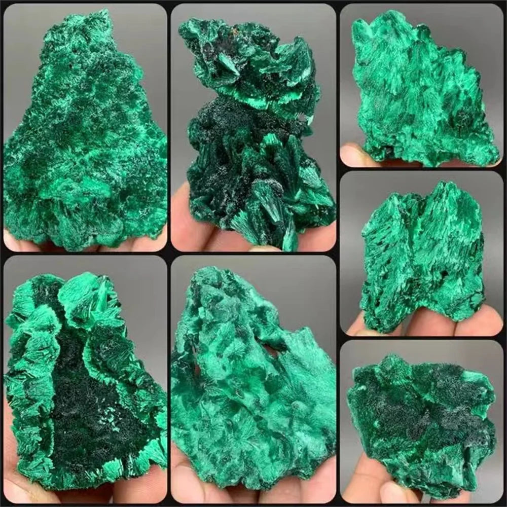 Raw Malachite Stone – Heart Awakening & Energetic Shield