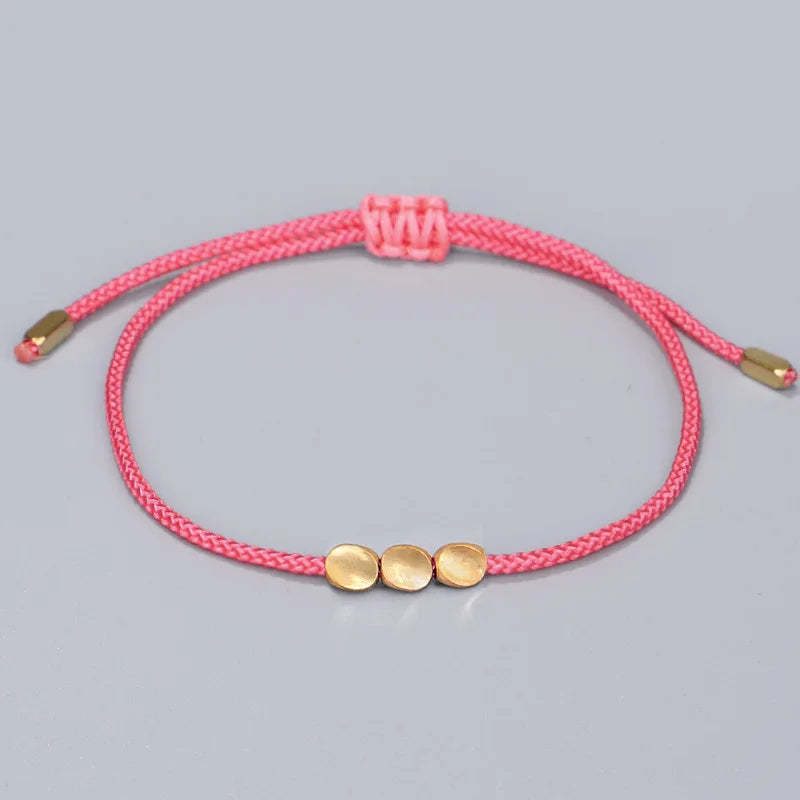 Copper Energy Bracelet – Ritual Thread in Protective Colors
