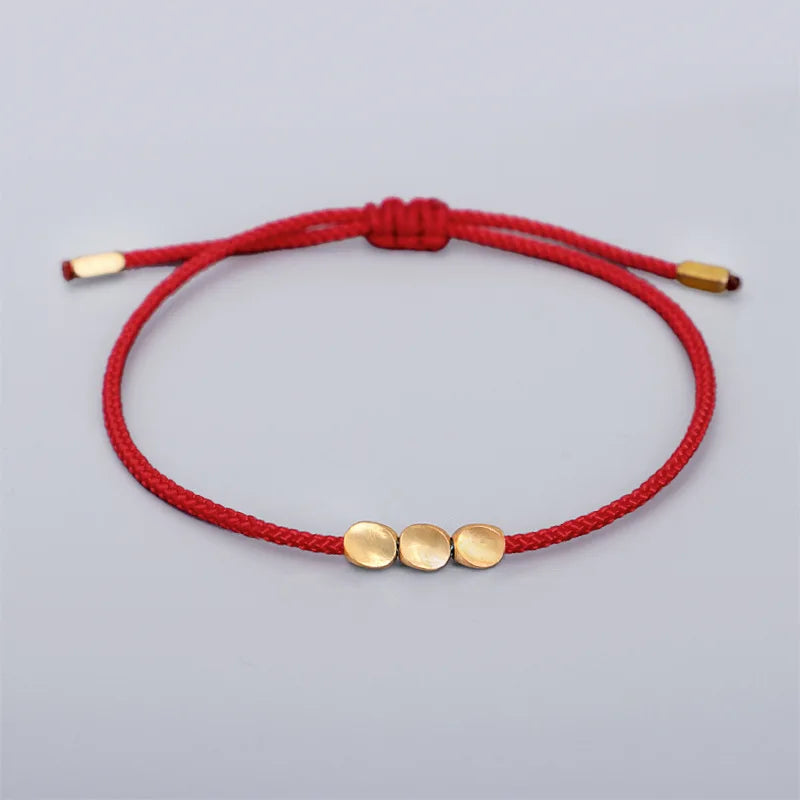 Copper Energy Bracelet – Ritual Thread in Protective Colors