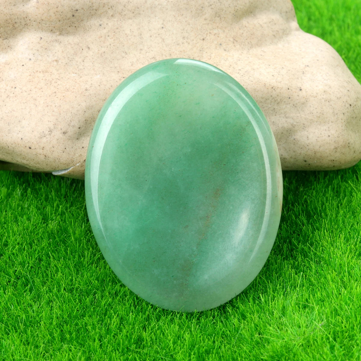 🫶 Thumb Worry Stone – Pocket-Sized Calm & Crystal Focus