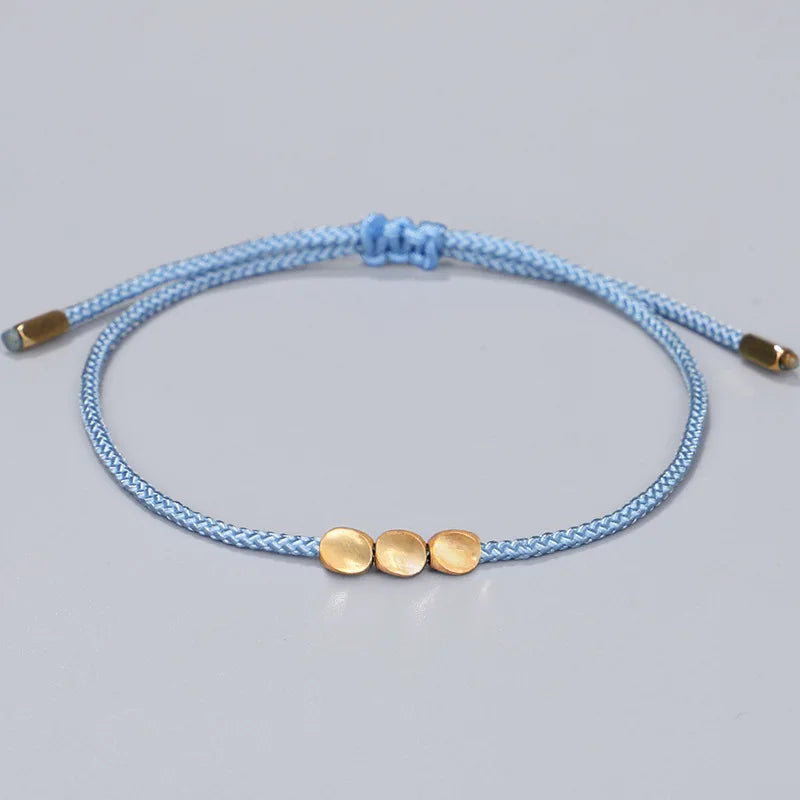 Copper Energy Bracelet – Ritual Thread in Protective Colors