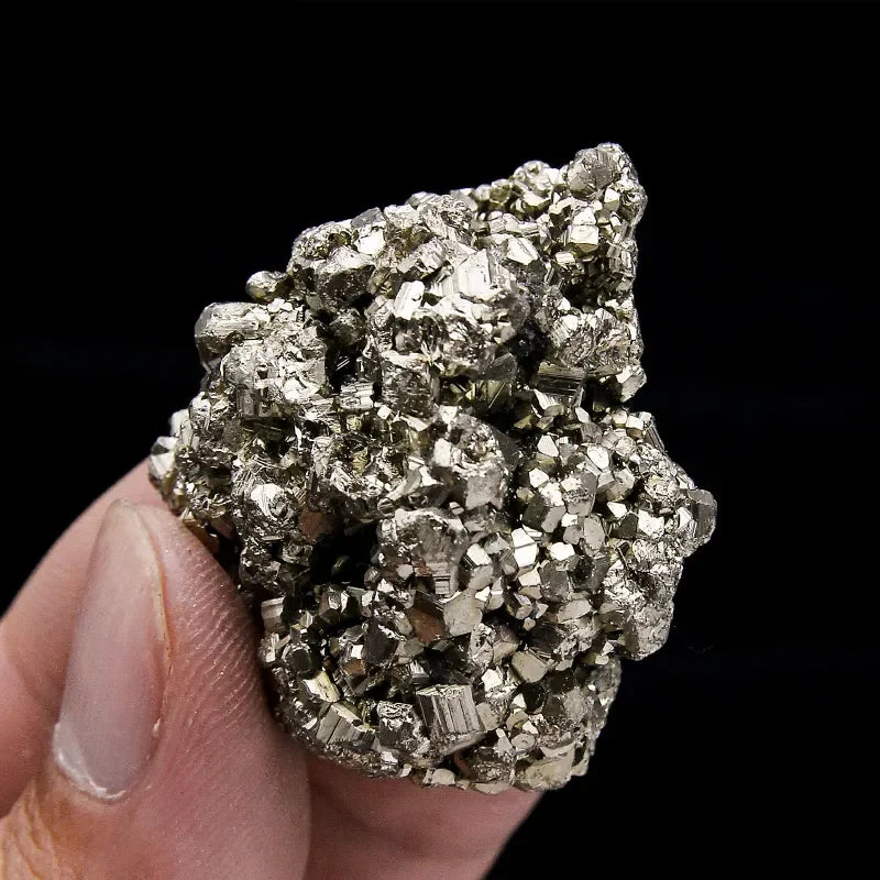 Golden Pyrite Cube 💰 – Crystal of Wealth, Power & Abundance
