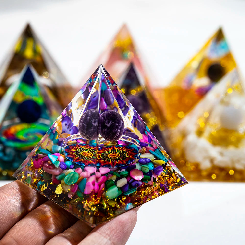 Crystal Energy Pyramid 🔺 – Chakra Balancing Generator for Healing & Home Harmony