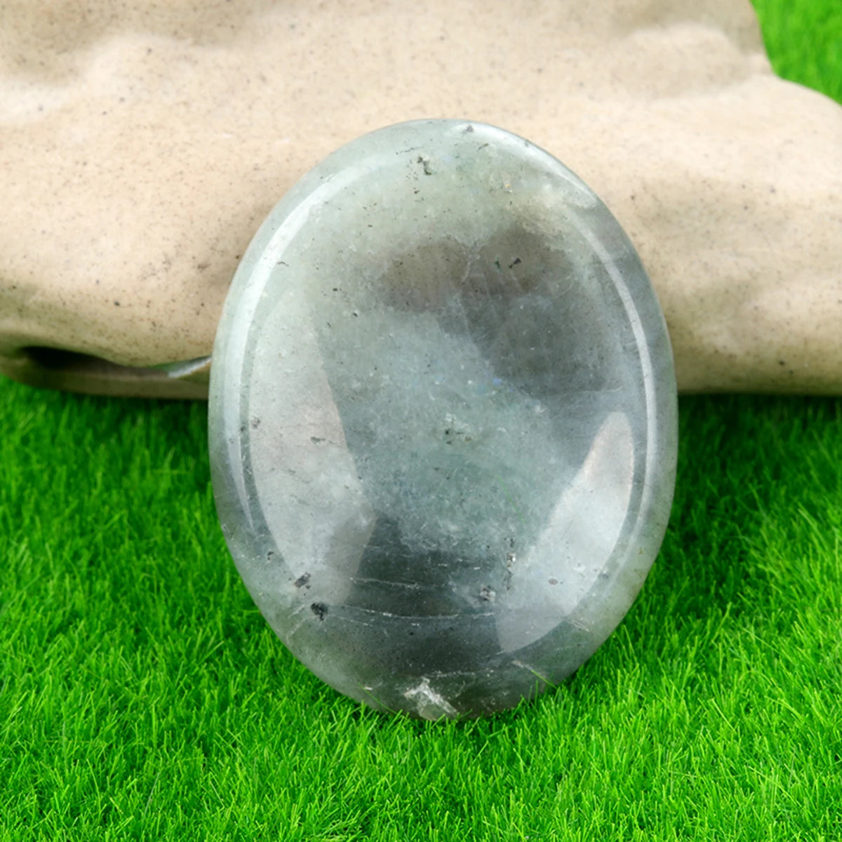 🫶 Thumb Worry Stone – Pocket-Sized Calm & Crystal Focus