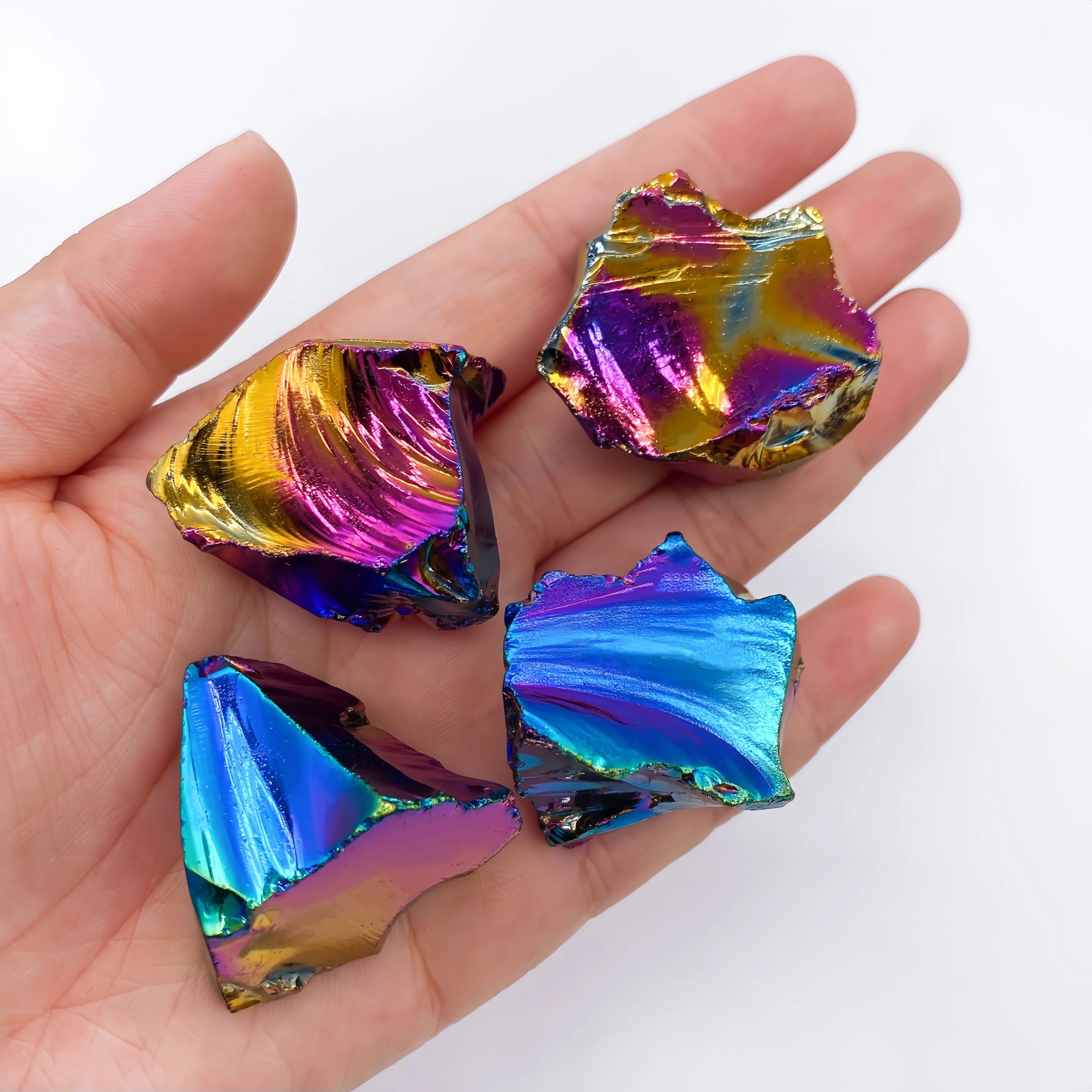 Aura Obsidian Crystal – Shadow Alchemy & Light Protection