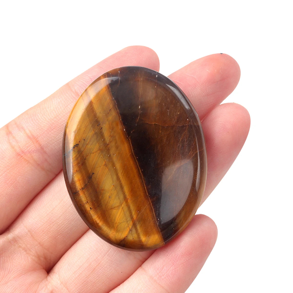 🫶 Thumb Worry Stone – Pocket-Sized Calm & Crystal Focus
