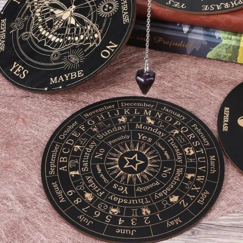 Pendulum Divination Board 🧿 – Spirit Guidance & Decision Tool for Rituals