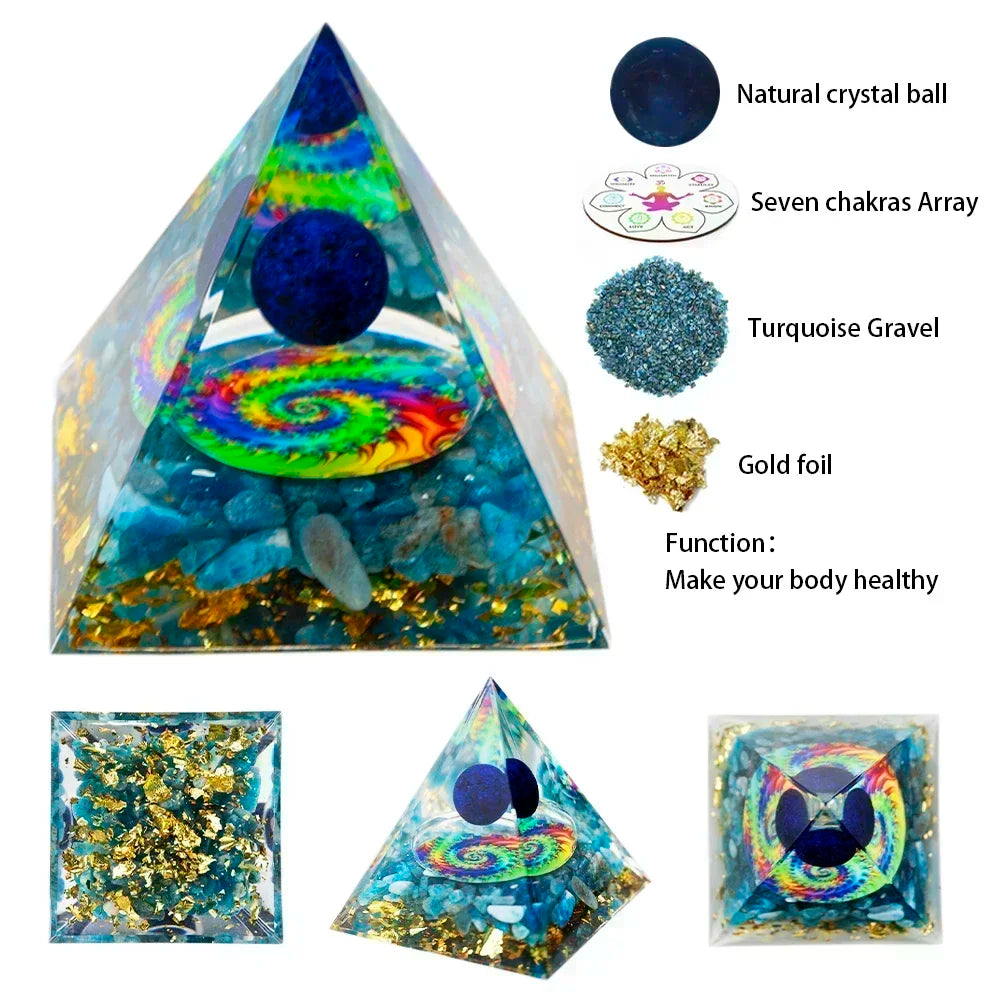 Crystal Energy Pyramid 🔺 – Chakra Balancing Generator for Healing & Home Harmony