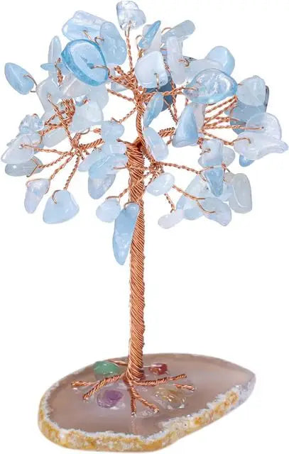 Crystal Money Tree 🌳 – Mini Tree of Life for Prosperity, Energy & Harmony