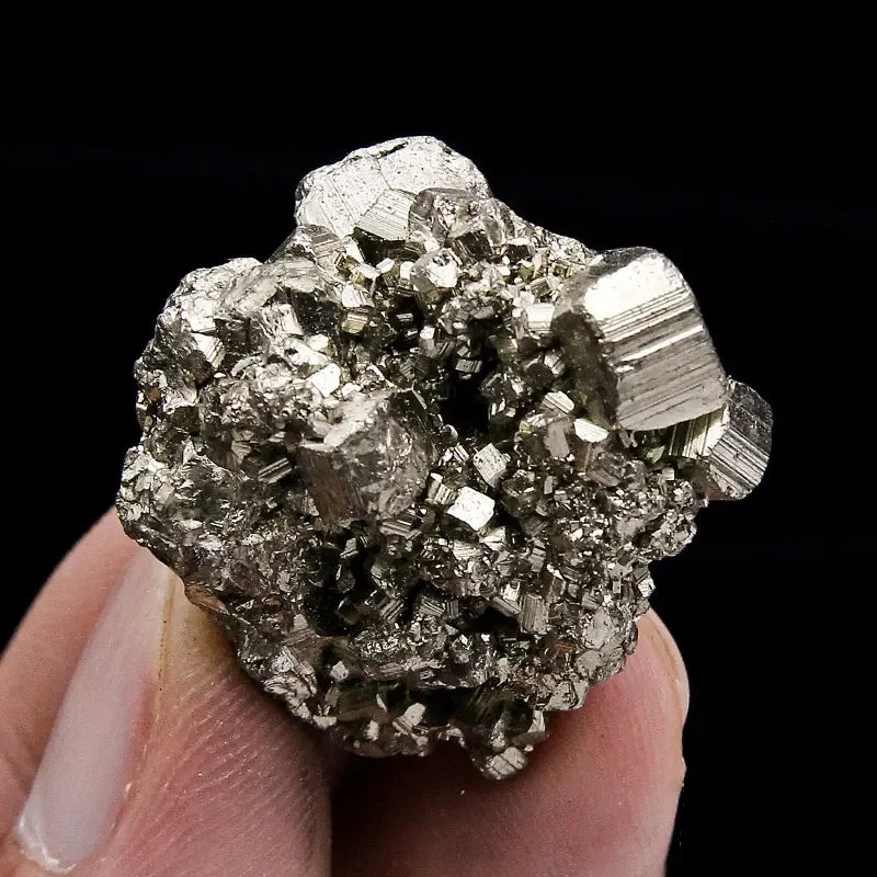 Golden Pyrite Cube 💰 – Crystal of Wealth, Power & Abundance