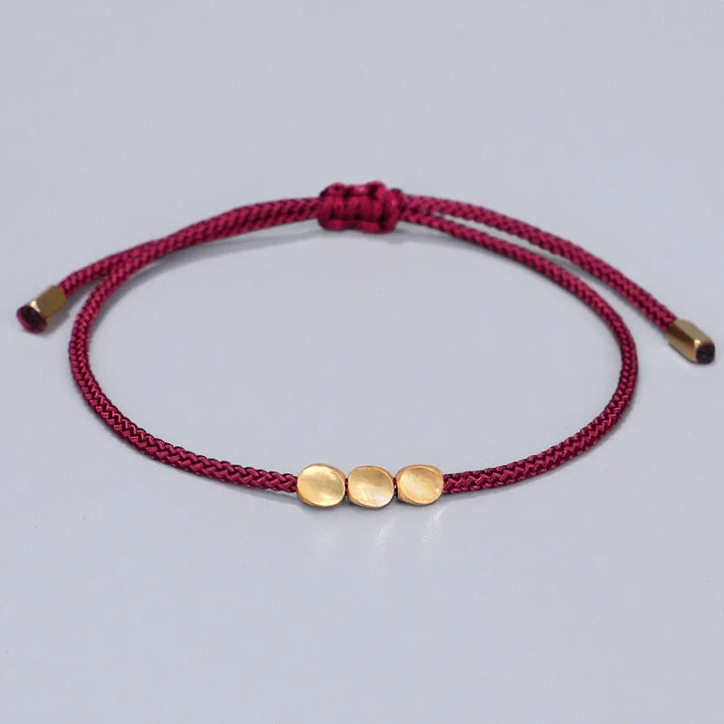 Copper Energy Bracelet – Ritual Thread in Protective Colors