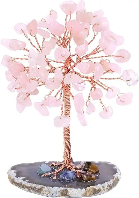 Crystal Money Tree 🌳 – Mini Tree of Life for Prosperity, Energy & Harmony