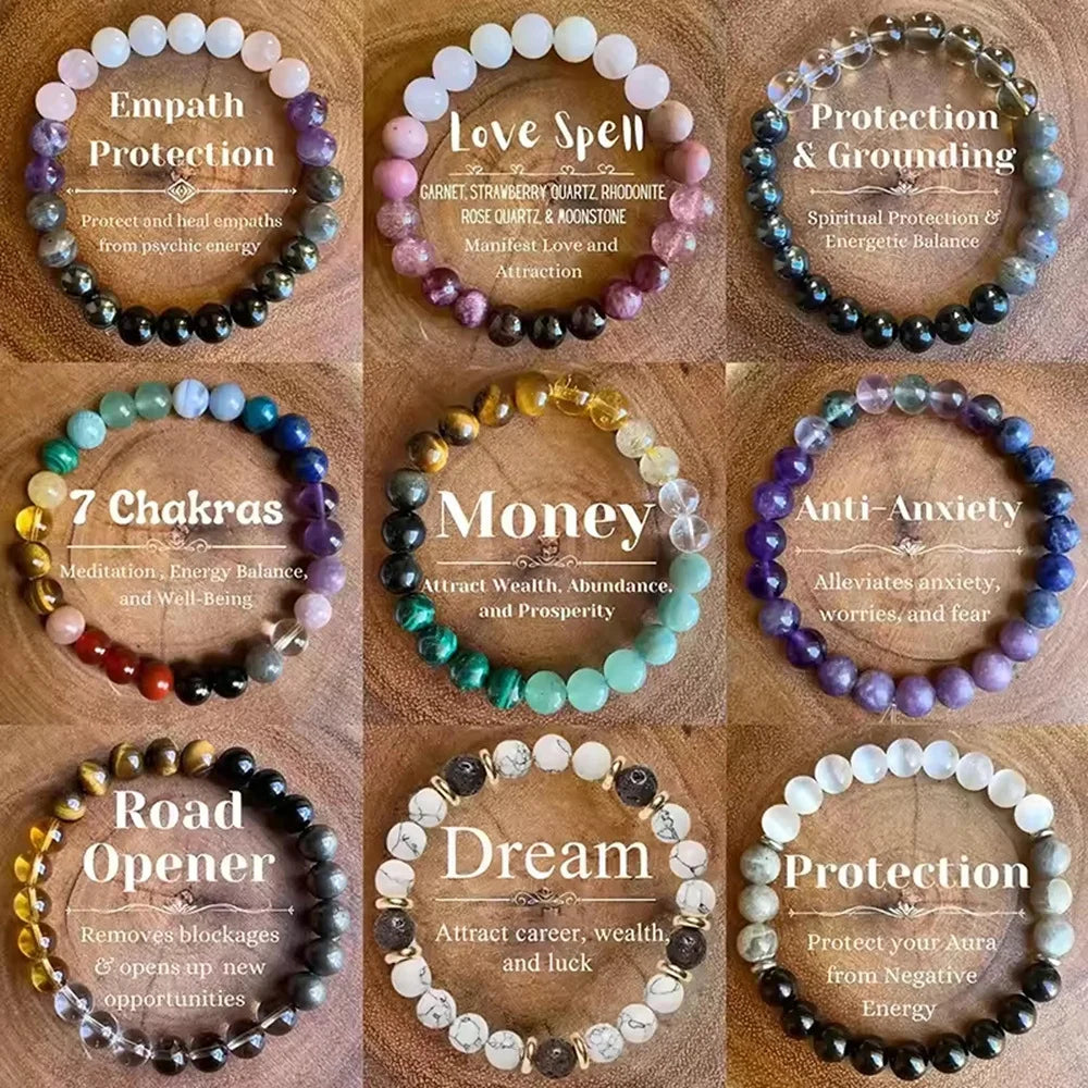 Abundance Magnet Bracelet – Natural Stone Energy Blend