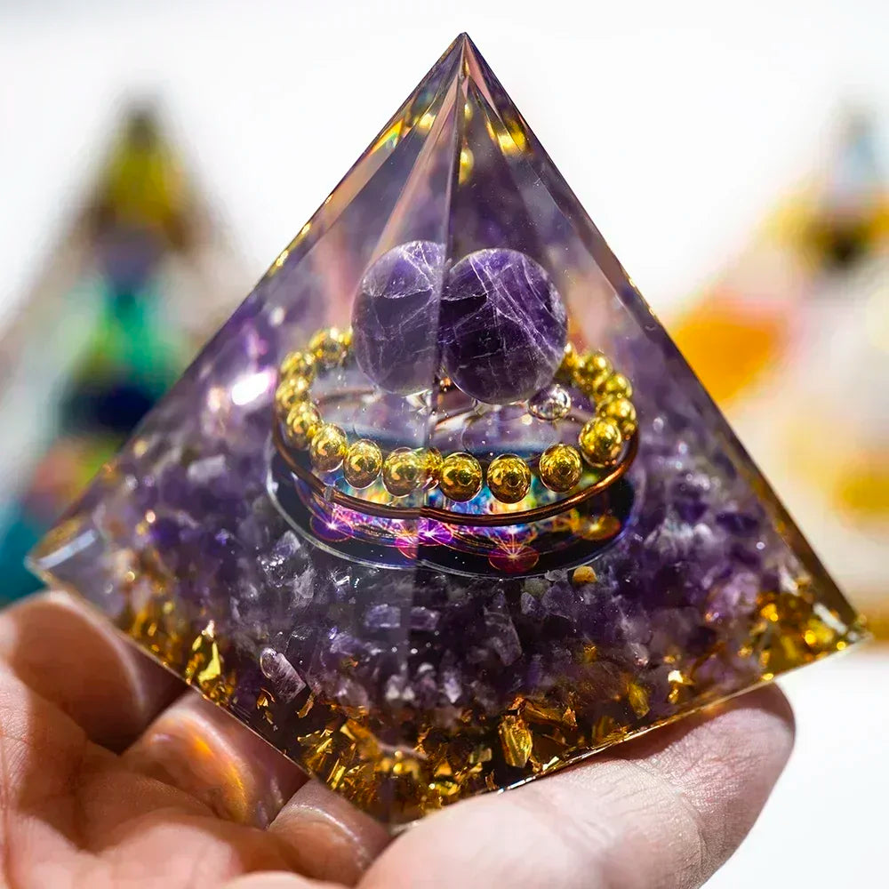 Crystal Energy Pyramid 🔺 – Chakra Balancing Generator for Healing & Home Harmony