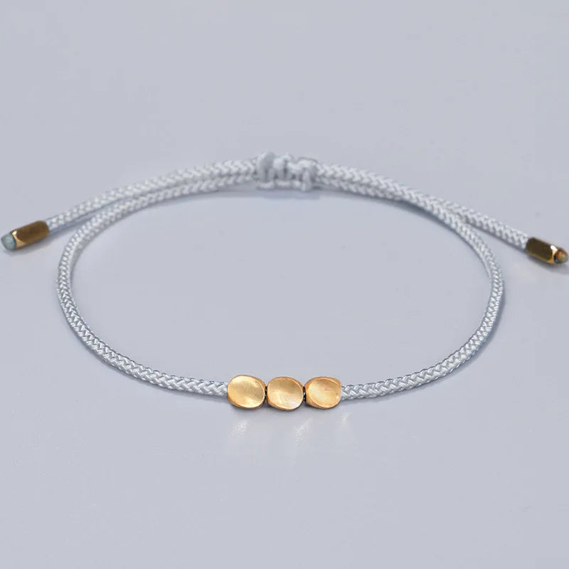 Copper Energy Bracelet – Ritual Thread in Protective Colors