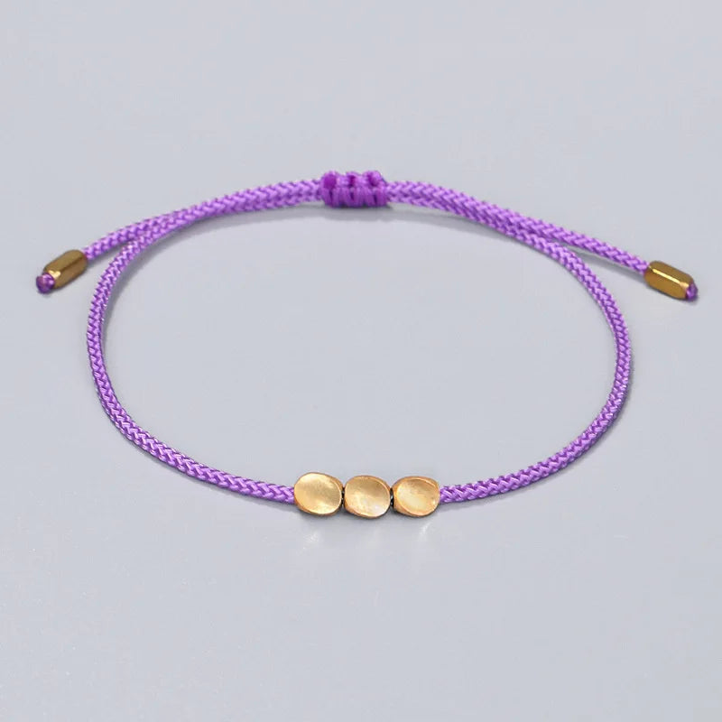 Copper Energy Bracelet – Ritual Thread in Protective Colors