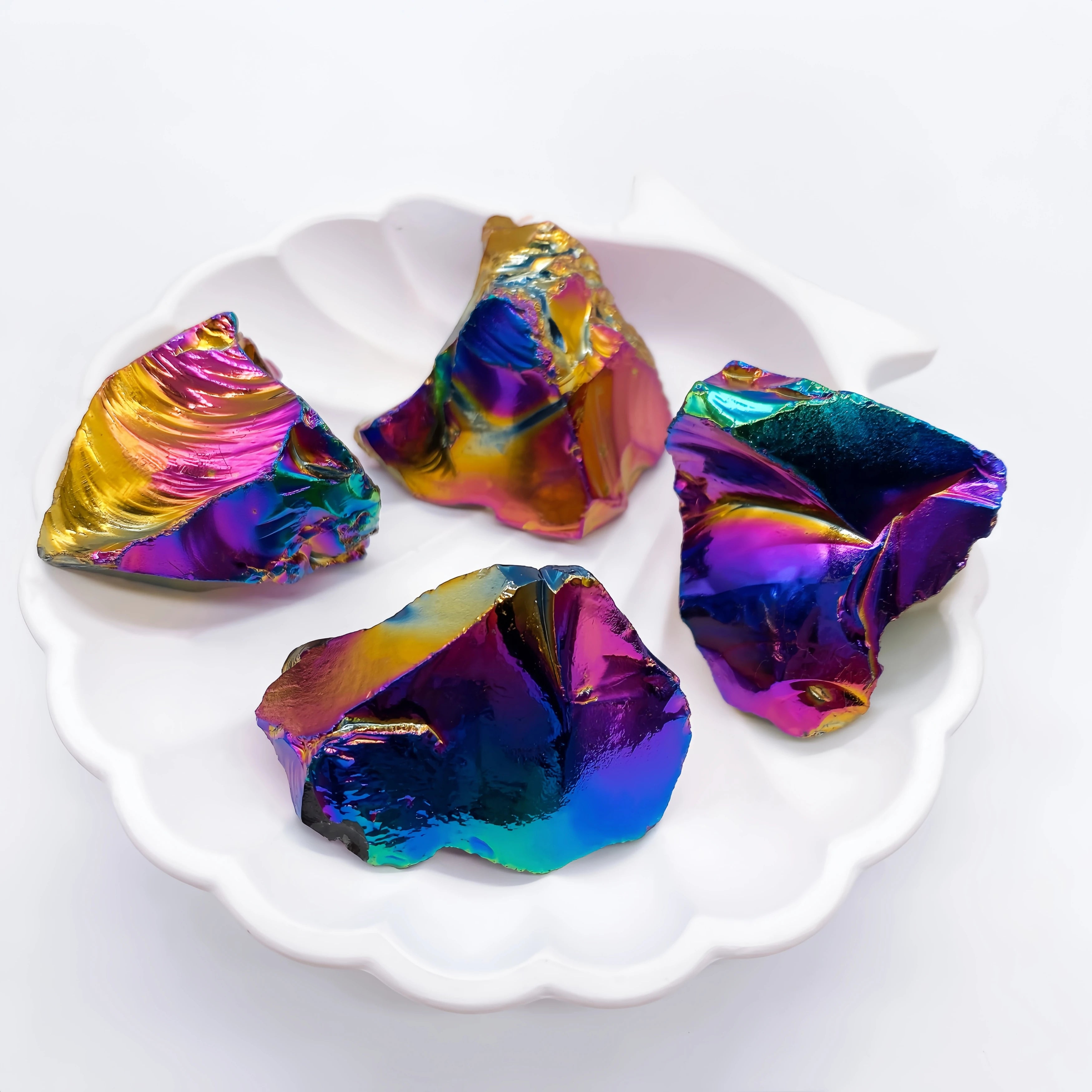 Aura Obsidian Crystal – Shadow Alchemy & Light Protection